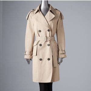 Simply Vera wang Twill button-From Coat.